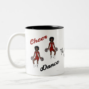 Cheer Mug Black Red