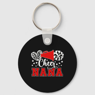 Cheer Nana Of A Cheerleader Nana Cheerleading Nana Keychain