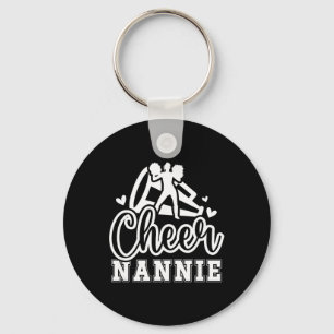 Cheer Nannie Grandma Nannie Of A Cheerleader Nanni Keychain