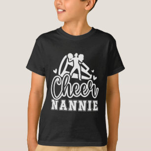 Cheer Nannie Grandma Nannie Of A Cheerleader Nanni T-Shirt
