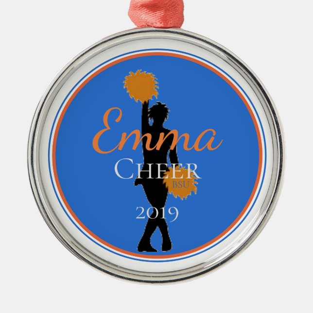 Cheer Ornament Cheerleader-Emma Cheer (Front)