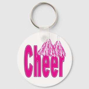 Cheer Pink Keychain