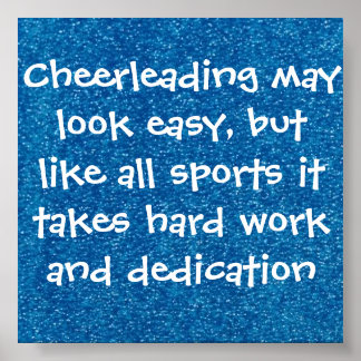 cheer quote poster