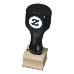 "Cheer" Rubber Stamp Megaphone