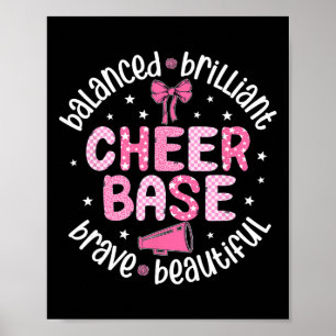 Cheer Se Lanced Brilliant Brave Cheerleading Se Poster