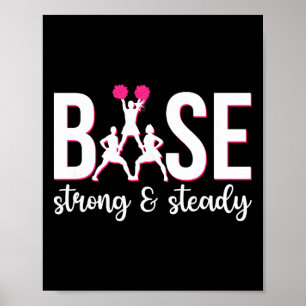 Cheer Se Strong And Steady Cheerleading Se Poster