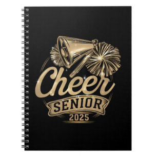Cheer Senior 2025 Cheerleader Graduation Class Of Notebook