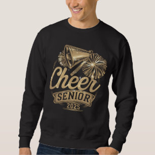 Cheer Senior 2025 Cheerleader Graduation Class Of Sweatshirt