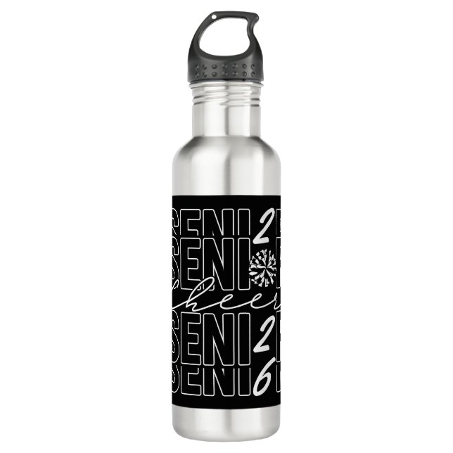 Cheer Senior 2026 710 Ml Water Bottle (Front)