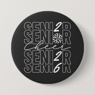 Cheer Senior 2026 Round Button