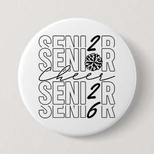 Cheer Senior 2026 Round Button