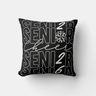 Cheer Senior 2026 Throw Pillow