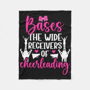 Cheer Ses The Wide Receivers Of Cheerleading Se Fleece Blanket