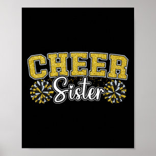 Cheer Sister My Favourite Cheerleader Calls Me Sis Poster