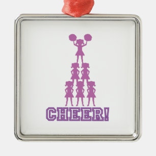 Cheer Squad Metal Ornament