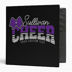 Cheer Team ADD NAME School Athlete Cheerleader  Binder