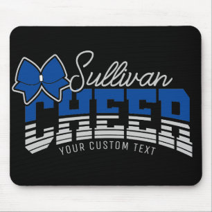 Cheer Team ADD NAME School Athlete Cheerleader  Mouse Pad