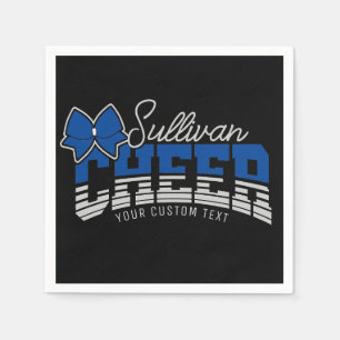 Cheer Team ADD NAME School Athlete Cheerleader Napkin