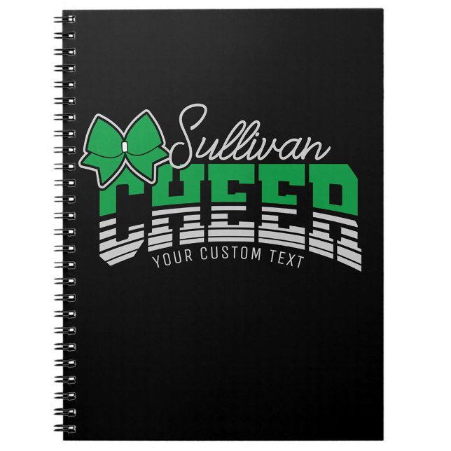 Cheer Team ADD NAME School Athlete Cheerleader  Notebook (Creator Uploaded)