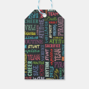 Cheer Terms On The Chalkboard Gift Tags