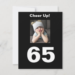 Cheer Up! 65th Birthday Funny 65 Grumpy Cute Girl
