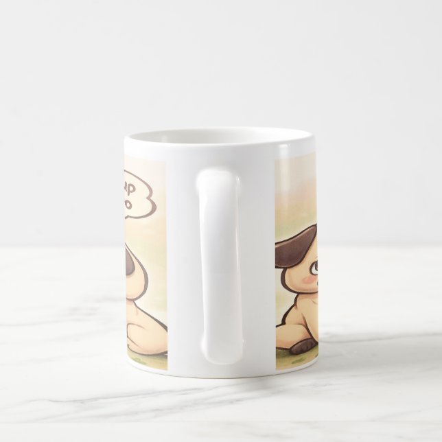 Cheer Up Boo Boo – Pug Kiss Edition Coffee Mug (Handle)