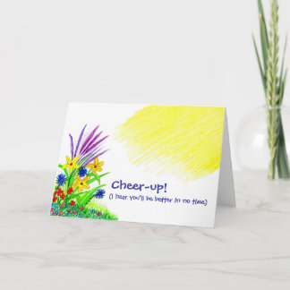 Cheer-up Bouquet Card