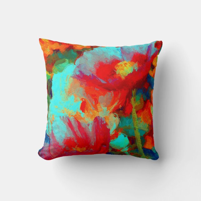 Cheer Up Buttercup Print Throw Pillow (Front)