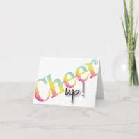 Cheer Up get well soon card