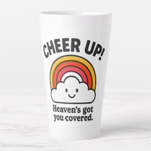Cheer Up Heaven’s Got You Covered – Cute Latte Mug