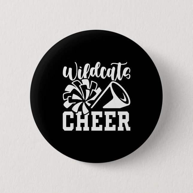 Cheer Wilats Back To School Srit  2 Inch Round Button (Front)