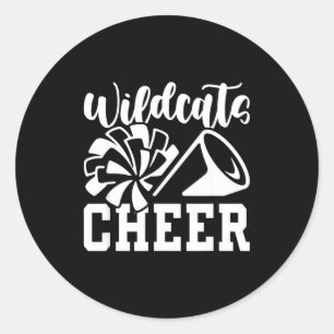 Cheer Wilats Back To School Srit  Classic Round Sticker