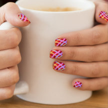 Cheerful Abstract Colours Minx Nail Art