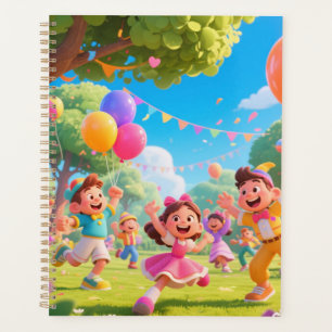 🎈 Cheerful Adventure Daily Planner Fun for Kids
