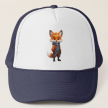 Cheerful and Adventurous Fox Illustration