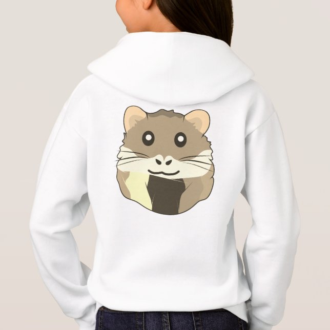 Cheerful and lighthearted hamster (Back)