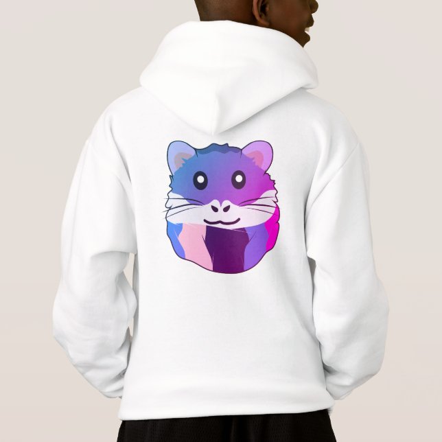 Cheerful and lighthearted hamster (Back)
