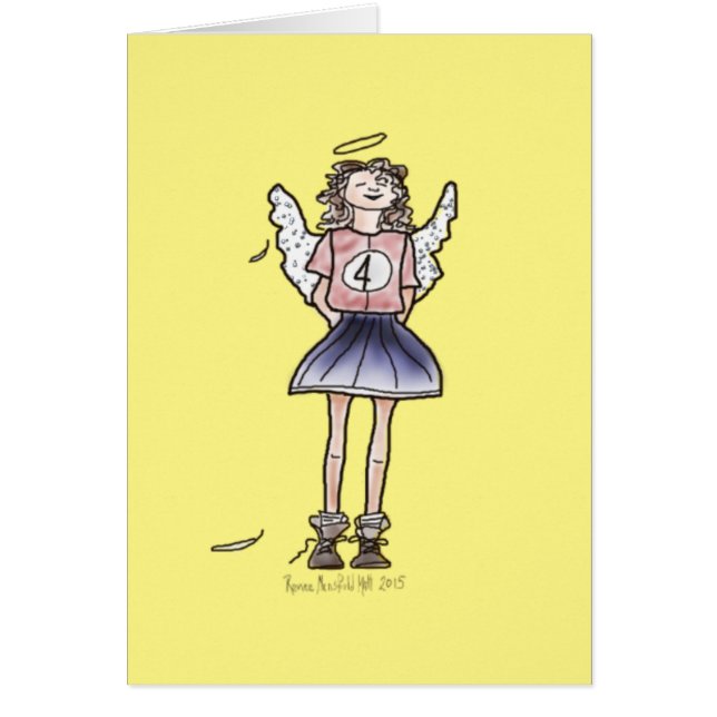 Cheerful Angel Number 4 (Front)