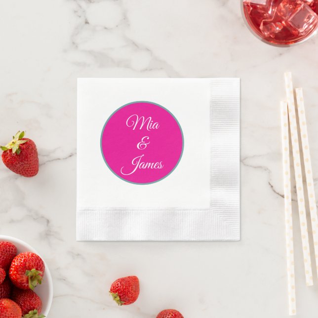Cheerful Birthday Party Decor Table Napkin (Insitu)