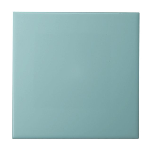 Cheerful Blithe Blue Square Kitchen and Bathroom Tile (Front)