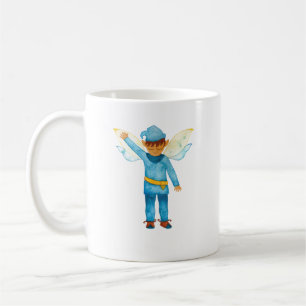Cheerful Blue Elf Mug