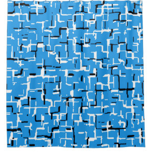 Cheerful Blue/White/Black Trendy