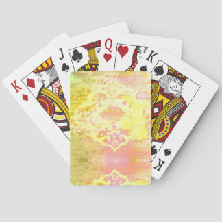 Cheerful Boho Southwest Bohemian Acrylic Fluid Pou Playing Cards