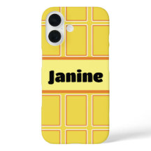 Cheerful Bright Orange White Vertical Rectangles