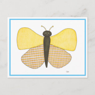 Cheerful Butterfly Postcard