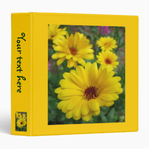 Cheerful Calendulas Binder