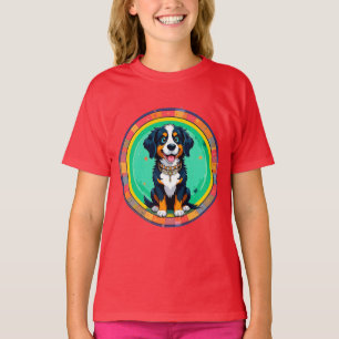 Cheerful Cartoon Dog T-Shirt