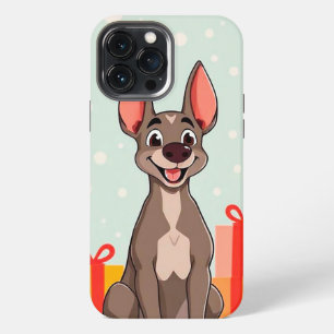 Cheerful, cartoon-style dog Cute Happy Puppy iPhone 13 Pro Max Case
