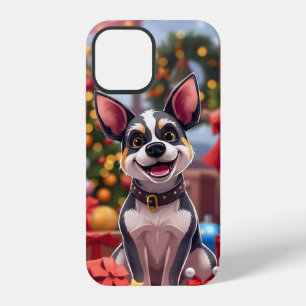 🐶 Cheerful Cartoon-Style Dog Joy ✨ Playful Pup iPhone 12 Case