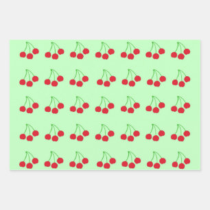 Cheerful Cherries Wrapping Paper